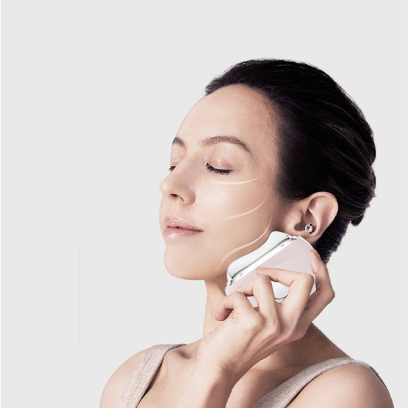 Masseur électrique Guasha EMS Lifting du visage Éliminer l’œdème Raffermissement de la Masseur électrique Guasha EMS Lifting du visage Éliminer l'œdème Raffermissement de la peau Chaleur de grattage du corps Thérapie de soins de la peau Appareil de beauté