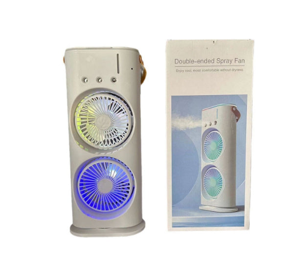Ventilateur de refroidissement par pulvérisation à double tête à trois trous