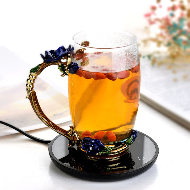 Chauffe-tasse à café pour le chauffage de l’eau de thé au lait de bureau à domicile