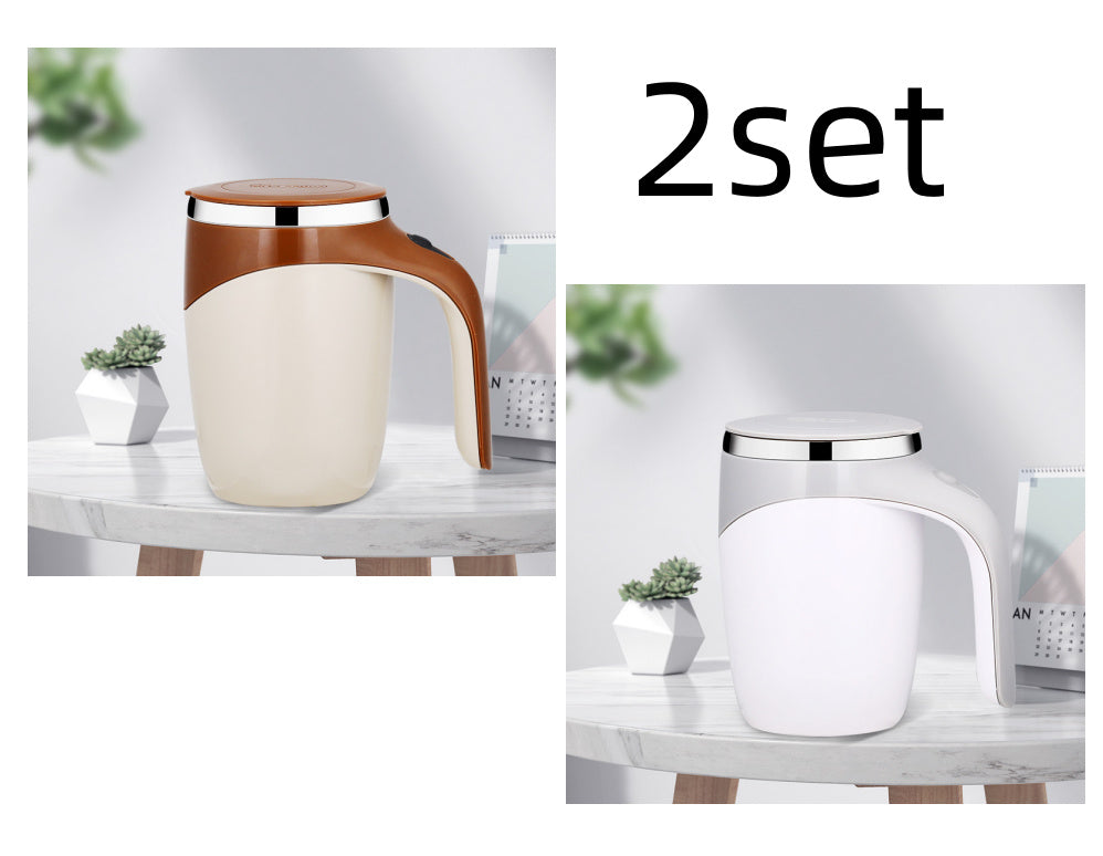 Modèle rechargeable Tasse à agiter automatique Tasse à café Tasse à agiter électrique à haute valeur MiModèle rechargeable Tasse à agiter automatique Tasse à café Tasse à agiter électrique à haute valeur Milkshake paresseux Tasse à eau magnétique rotative