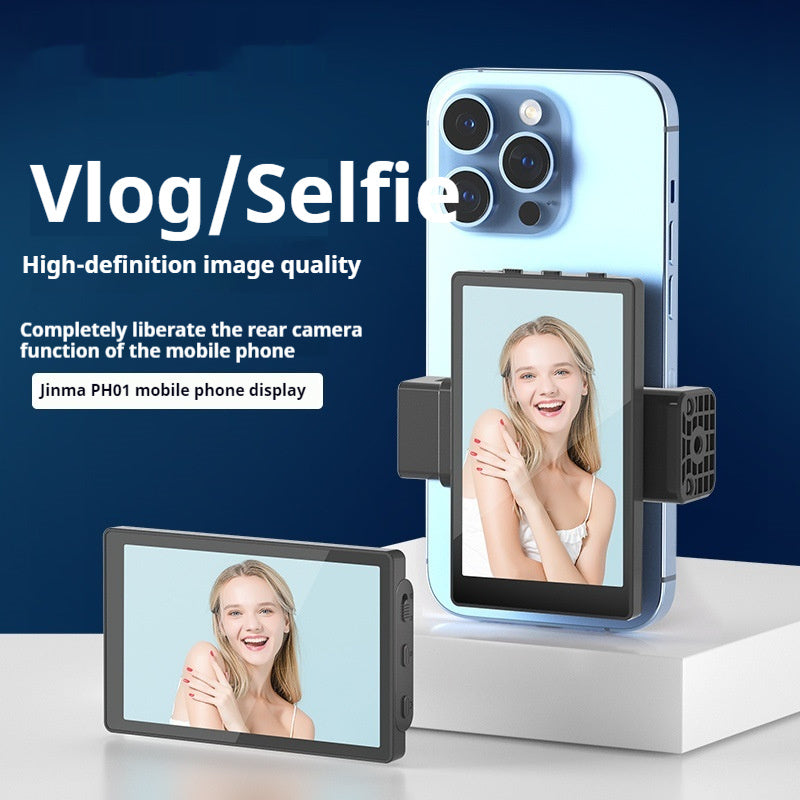Téléphone portable Selfie Miroir Écran d’affichage Clip de téléphone à aspiration magnétique
