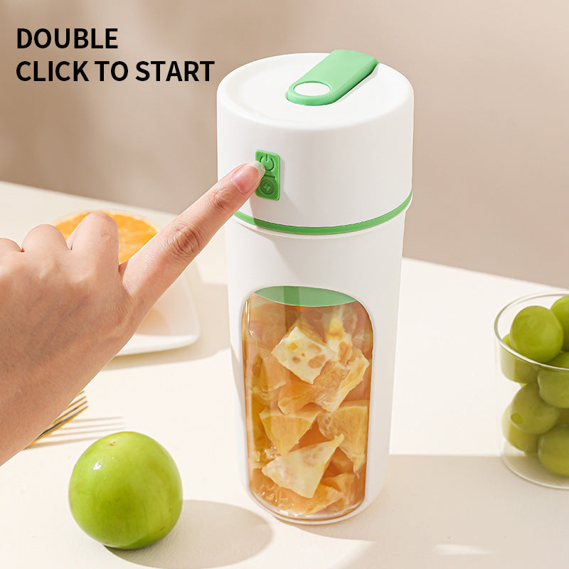 Presse-agrumes électrique de cuisine Charge USB Mélangeur de jus sans fil MélangePresse-agrumes électrique de cuisine Charge USB Mélangeur de jus sans fil Mélangeur de fruits et d'orange Machine à presse-agrumes Tasse d'écrasement de glace Robot culinaire