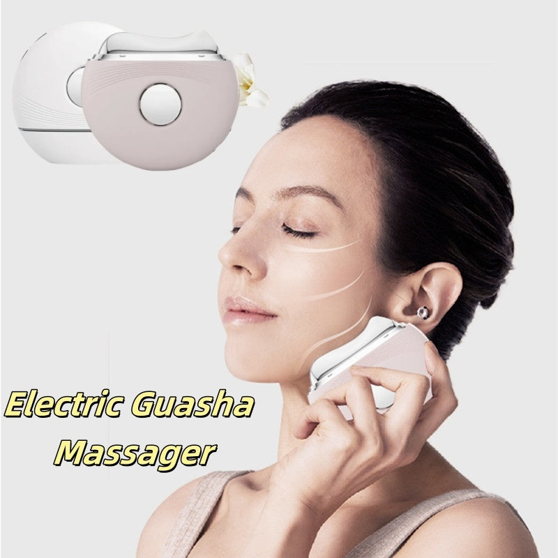 Masseur électrique Guasha EMS Lifting du visage Éliminer l’œdème Raffermissement de la Masseur électrique Guasha EMS Lifting du visage Éliminer l'œdème Raffermissement de la peau Chaleur de grattage du corps Thérapie de soins de la peau Appareil de beauté