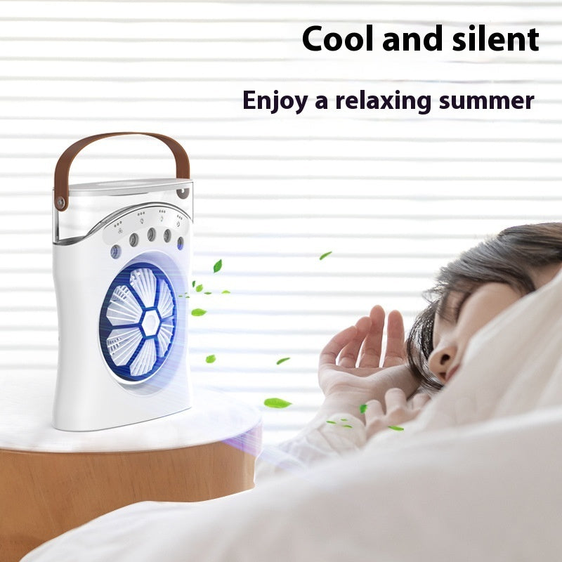Ventilateur Portable Mini Humidificateur Portable Ventilateur De Pulvérisation D’Eau Ventilateur De RéglagVentilateur Portable Mini Humidificateur Portable Ventilateur De Pulvérisation D'Eau Ventilateur De Réglage De L'Air Rechargeable Pour Le Temps Chaud
