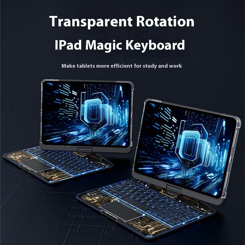 Clavier rotatif transparent pour étui de protection Air5 Tablet PC