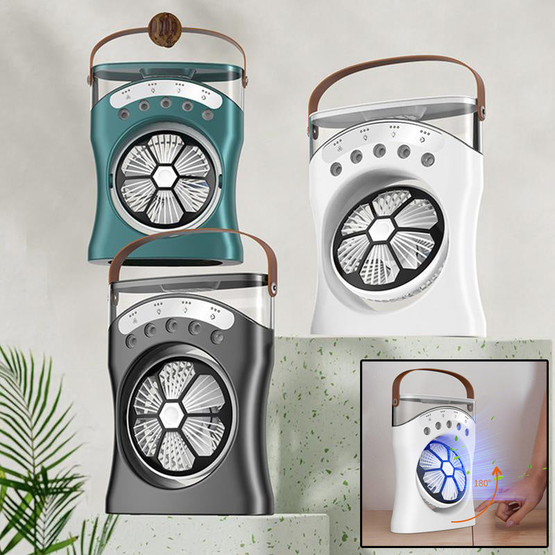 Ventilateur Portable Mini Humidificateur Portable Ventilateur De Pulvérisation D’Eau Ventilateur De RéglagVentilateur Portable Mini Humidificateur Portable Ventilateur De Pulvérisation D'Eau Ventilateur De Réglage De L'Air Rechargeable Pour Le Temps Chaud