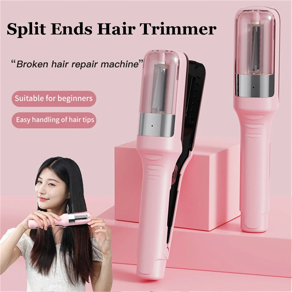 Tondeuse à cheveux Fend Remover Dry Damaged Fragile Professional Automatic Trim Split For Women Wireless Hair Cutting Machine