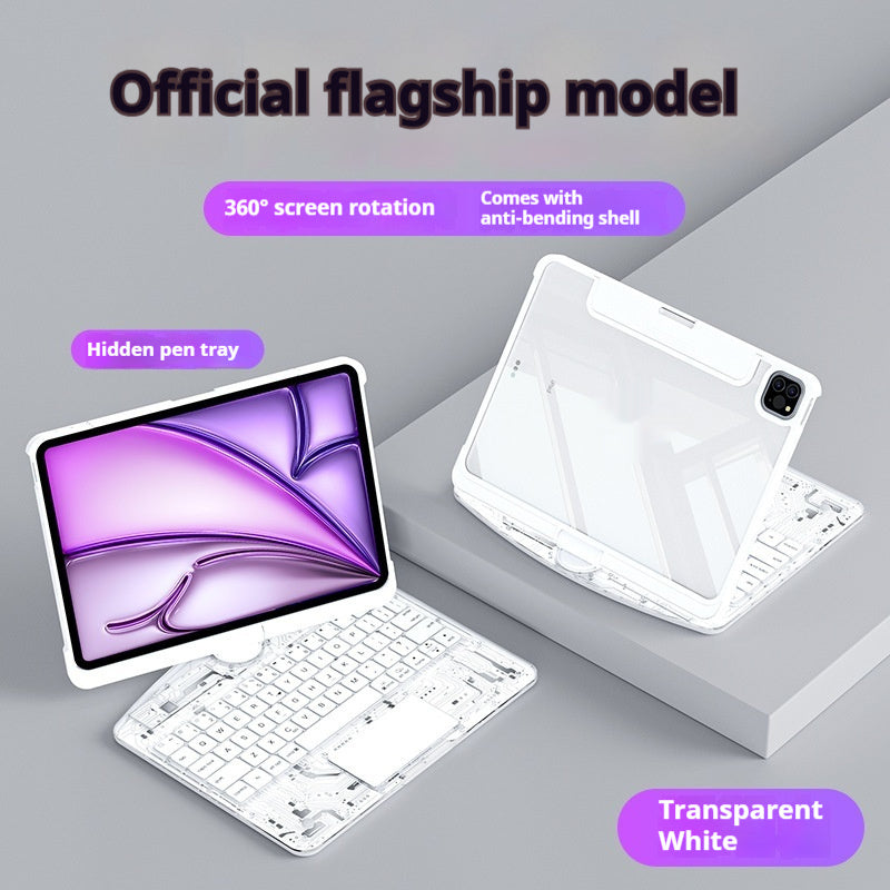 Clavier rotatif transparent pour étui de protection Air5 Tablet PC