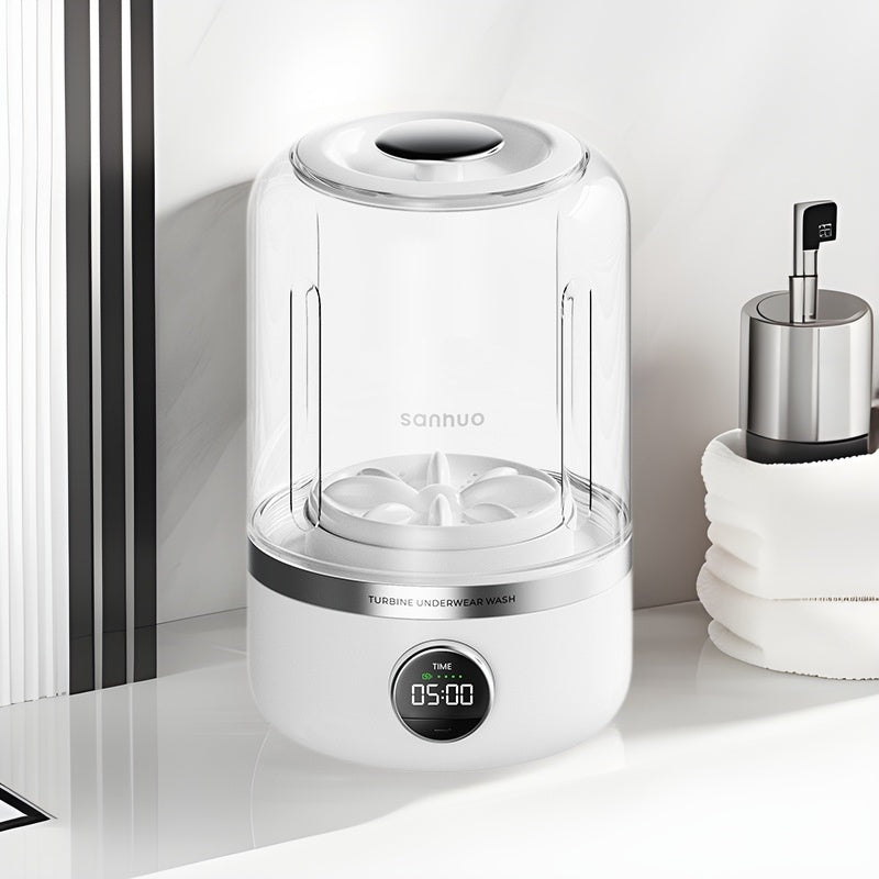 Mini machine à laver rechargeable sous-vêtements voyage portable