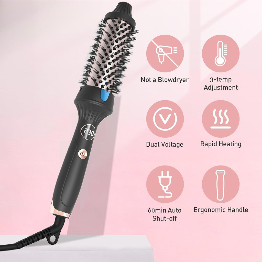 Nouveau cheveux Perm Hair Curler Lisseur et bigoudi Double usage Large Roll Inner Curl Bangs