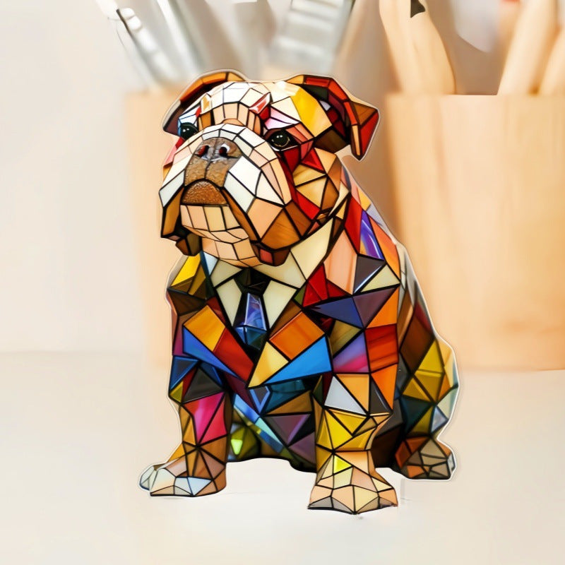 Veilleuse LED en résine animale, une jolie lampe de chevet pour les salons et les chambres.