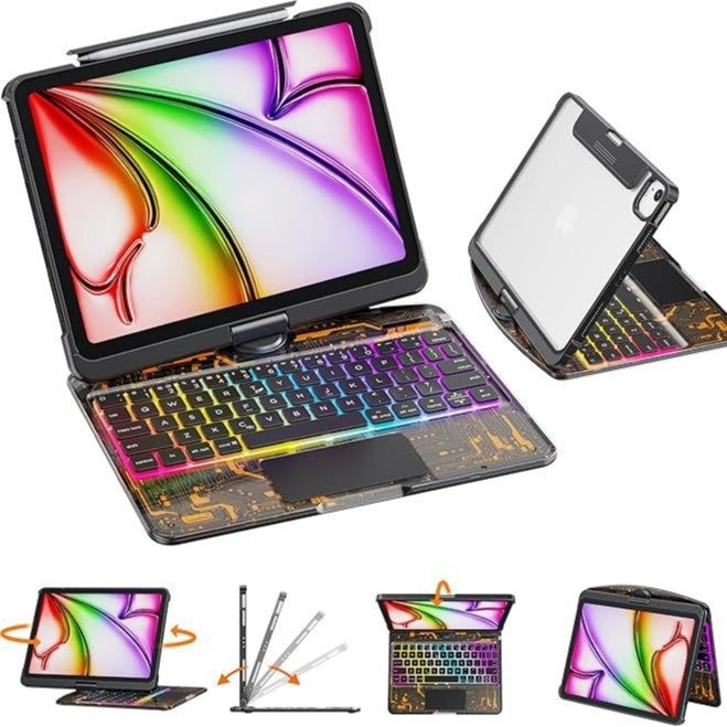 Clavier rotatif transparent pour étui de protection Air5 Tablet PC