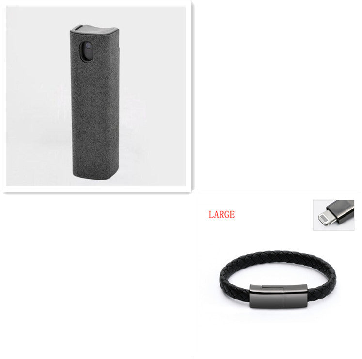 Kit de nettoyage d’écran d’ordinateur de téléphone 2 en 1 pour l’élimination de la poussière d’écran Ensemble de chiffonKit de nettoyage d'écran d'ordinateur de téléphone 2 en 1 pour l'élimination de la poussière d'écran Ensemble de chiffons en microfibre