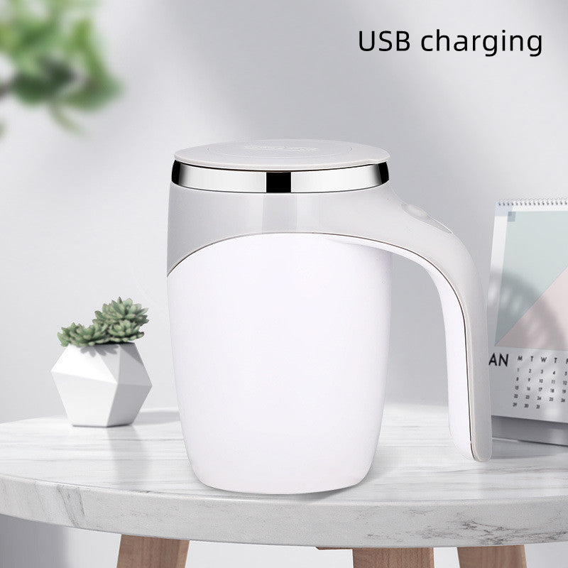 Modèle rechargeable Tasse à agiter automatique Tasse à café Tasse à agiter électrique à haute valeur MiModèle rechargeable Tasse à agiter automatique Tasse à café Tasse à agiter électrique à haute valeur Milkshake paresseux Tasse à eau magnétique rotative