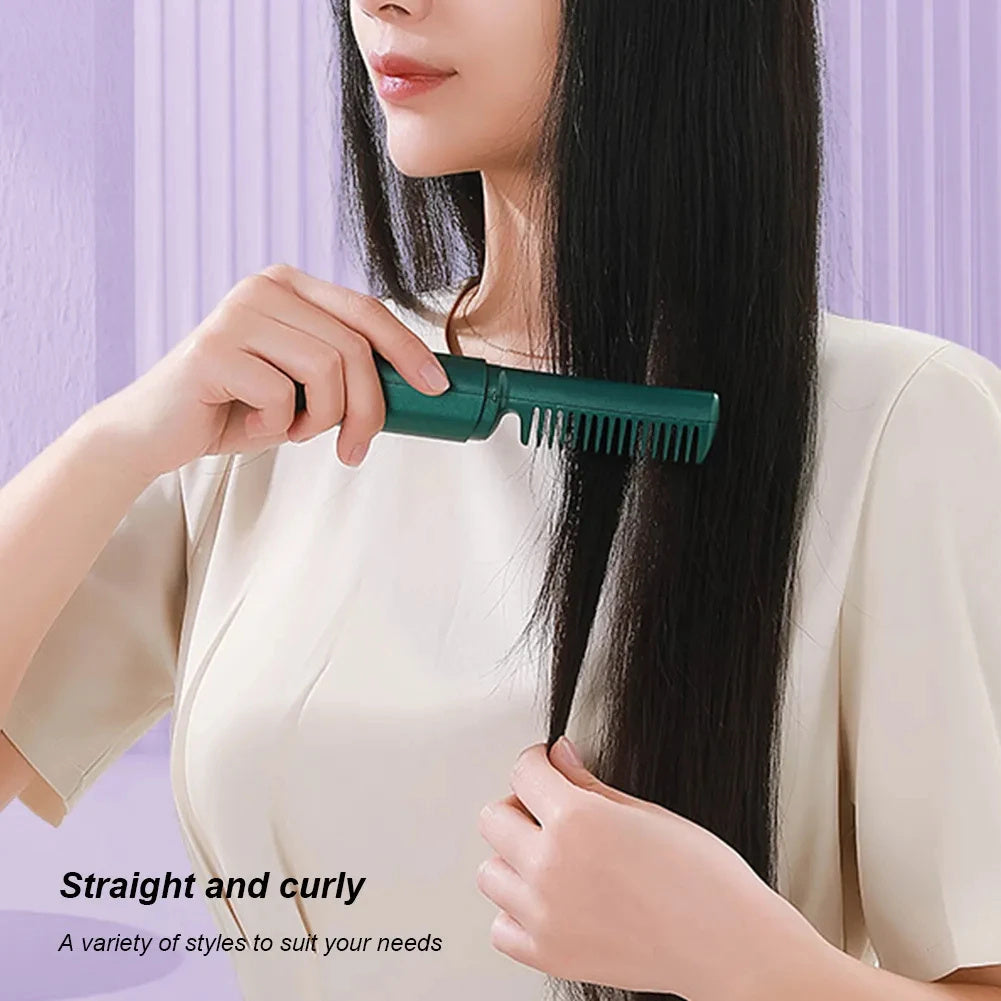 Peigne à friser sans fil professionnel, peigne à friser, à chauffage rapide, à lisser à ions négatifs, brosse à frisePeigne à friser sans fil professionnel, peigne à friser, à chauffage rapide, à lisser à ions négatifs, brosse à friser, outils de coiffure