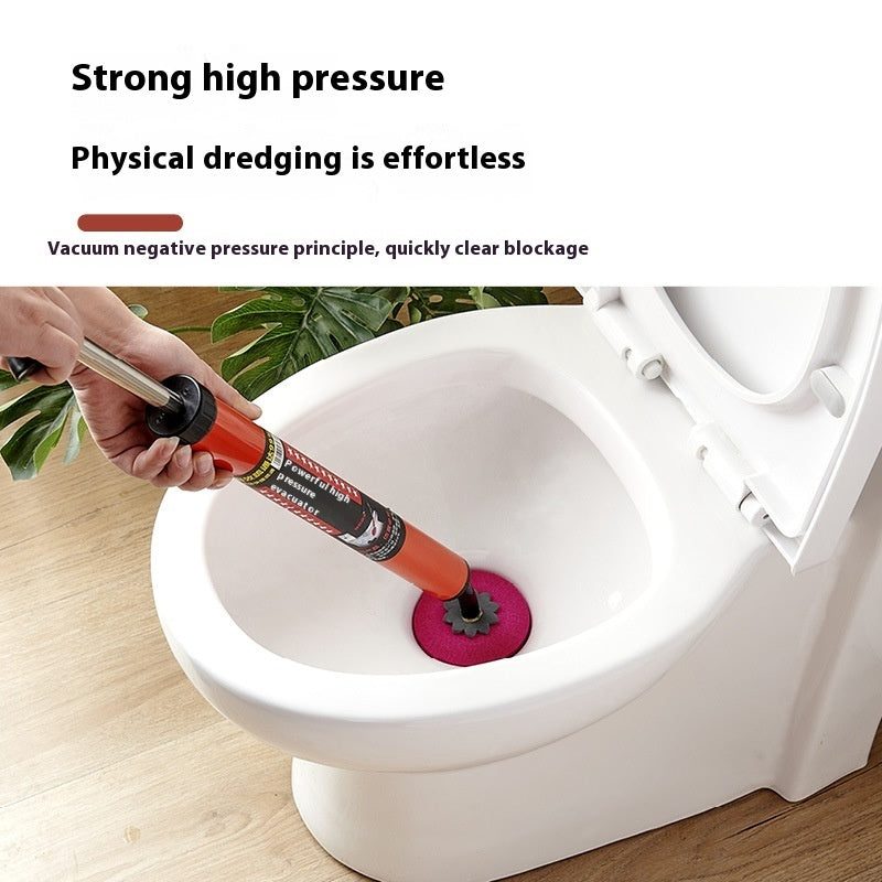 Dragueuse de toilette à ventouse solide