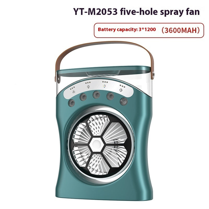 Ventilateur Portable Mini Humidificateur Portable Ventilateur De Pulvérisation D’Eau Ventilateur De RéglagVentilateur Portable Mini Humidificateur Portable Ventilateur De Pulvérisation D'Eau Ventilateur De Réglage De L'Air Rechargeable Pour Le Temps Chaud
