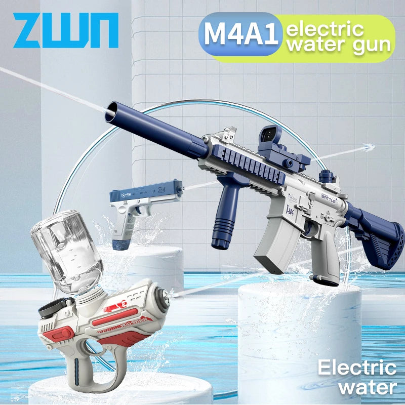Pistolet électrique d’été Pistolets à eau Jouets Plein automatique Shoot d’été Plage Jouet amusant enPistolet électrique d'été Pistolets à eau Jouets Plein automatique Shoot d'été Plage Jouet amusant en plein air pour enfants Garçons Filles Adultes Cadeau
