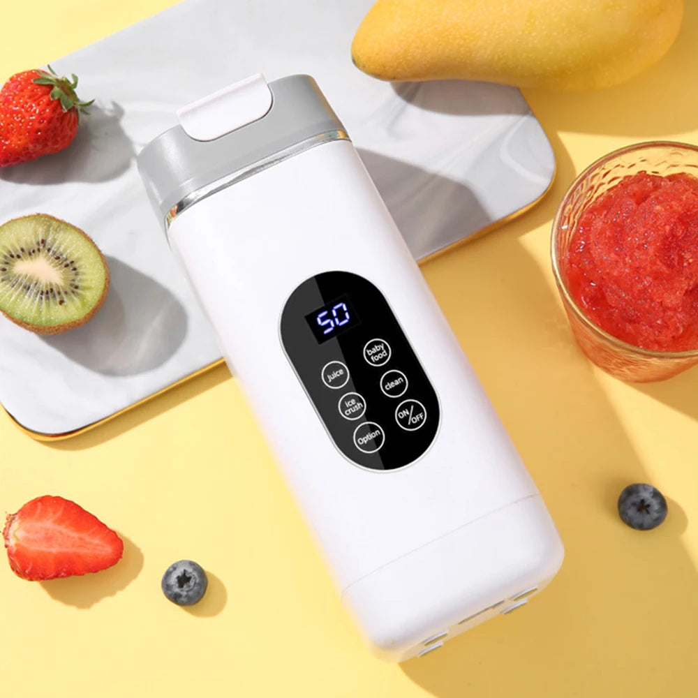 Presse-agrumes portable Mini mélangeur électrique Machine à jus multifonction Mélangeurs de fruits Extracteurs SmootPresse-agrumes portable Mini mélangeur électrique Machine à jus multifonction Mélangeurs de fruits Extracteurs Smoothies Mélangeur 12 lames