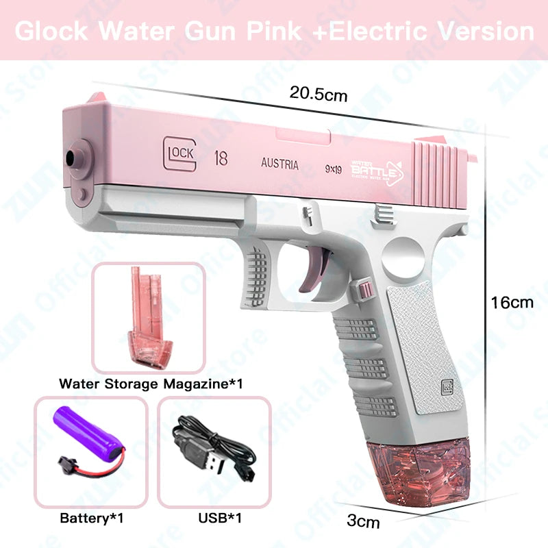 Pistolet électrique d’été Pistolets à eau Jouets Plein automatique Shoot d’été Plage Jouet amusant enPistolet électrique d'été Pistolets à eau Jouets Plein automatique Shoot d'été Plage Jouet amusant en plein air pour enfants Garçons Filles Adultes Cadeau