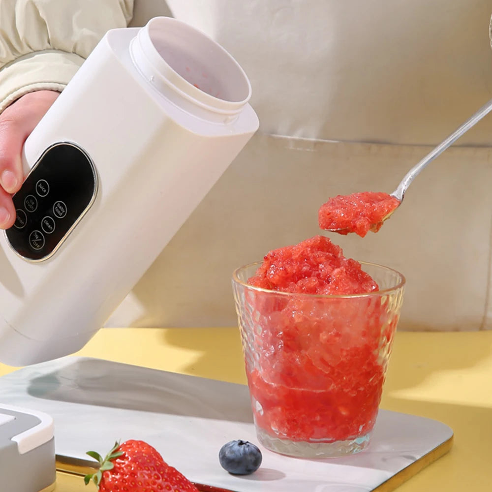 Presse-agrumes portable Mini mélangeur électrique Machine à jus multifonction Mélangeurs de fruits Extracteurs SmootPresse-agrumes portable Mini mélangeur électrique Machine à jus multifonction Mélangeurs de fruits Extracteurs Smoothies Mélangeur 12 lames