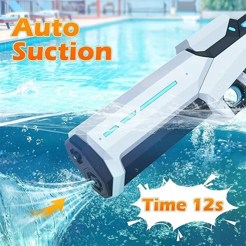 Pistolets à eau électriques pour adultes Puissante aspiration d’eau automatique Blasters d’eau Jouet de plage dPistolets à eau électriques pour adultes Puissante aspiration d'eau automatique Blasters d'eau Jouet de plage d'été pour garçons Cadeau d'enfant