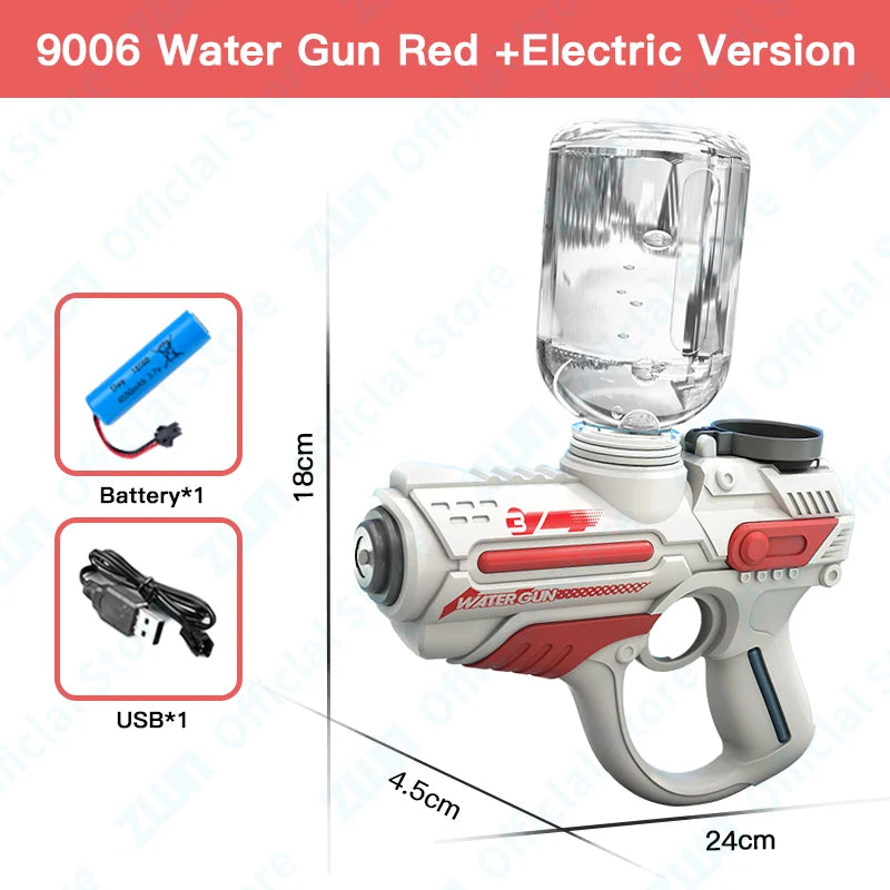 Pistolet électrique d’été Pistolets à eau Jouets Plein automatique Shoot d’été Plage Jouet amusant enPistolet électrique d'été Pistolets à eau Jouets Plein automatique Shoot d'été Plage Jouet amusant en plein air pour enfants Garçons Filles Adultes Cadeau