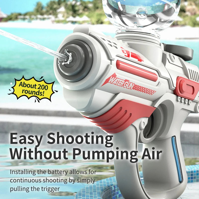 Pistolet électrique d’été Pistolets à eau Jouets Plein automatique Shoot d’été Plage Jouet amusant enPistolet électrique d'été Pistolets à eau Jouets Plein automatique Shoot d'été Plage Jouet amusant en plein air pour enfants Garçons Filles Adultes Cadeau