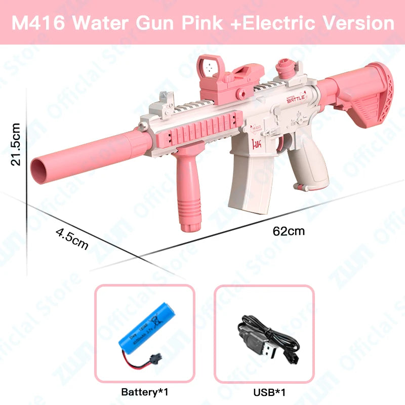 Pistolet électrique d’été Pistolets à eau Jouets Plein automatique Shoot d’été Plage Jouet amusant enPistolet électrique d'été Pistolets à eau Jouets Plein automatique Shoot d'été Plage Jouet amusant en plein air pour enfants Garçons Filles Adultes Cadeau