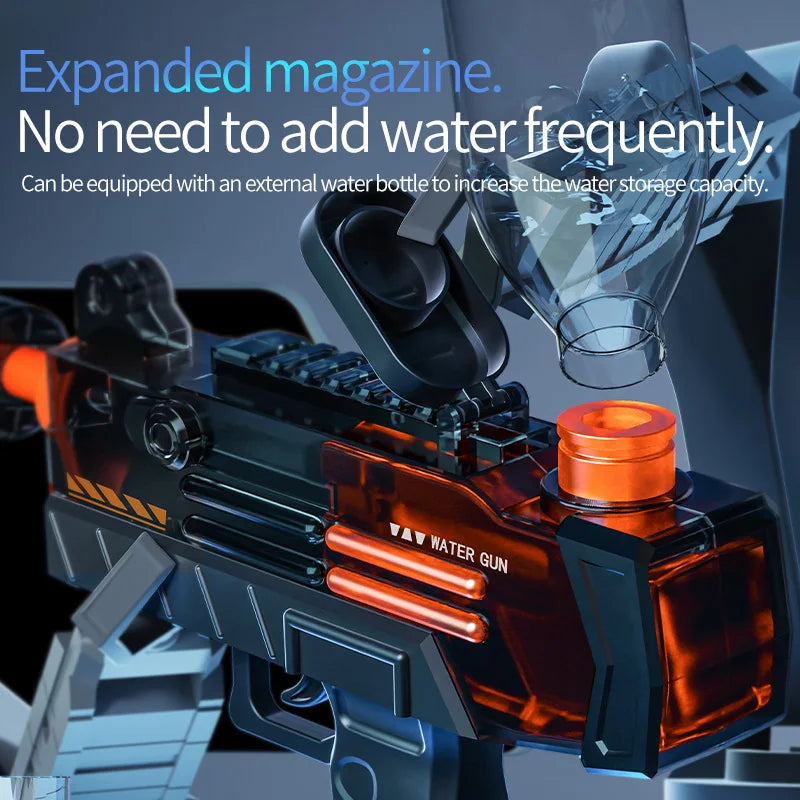 UZI P90 Pistolet à eau électrique Pistolet d’été Piscine extérieure Pistolet à eau Tir continu Combats d’eau pour adultes EnfaUZI P90 Pistolet à eau électrique Pistolet d'été Piscine extérieure Pistolet à eau Tir continu Combats d'eau pour adultes Enfants
