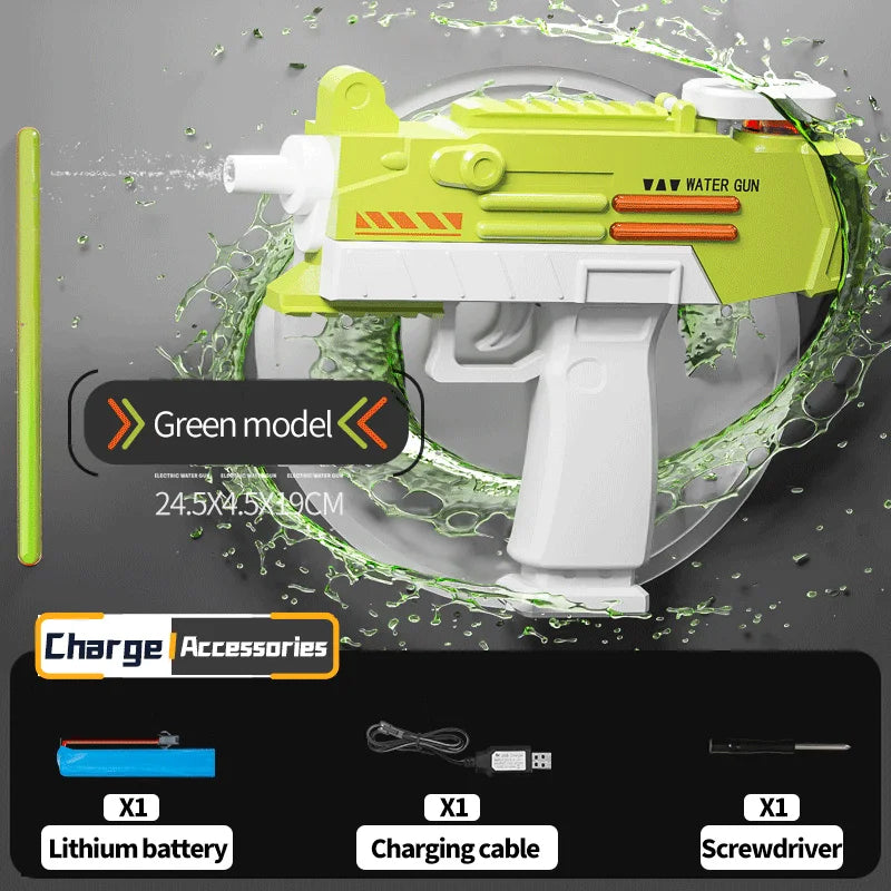 UZI P90 Pistolet à eau électrique Pistolet d’été Piscine extérieure Pistolet à eau Tir continu Combats d’eau pour adultes EnfaUZI P90 Pistolet à eau électrique Pistolet d'été Piscine extérieure Pistolet à eau Tir continu Combats d'eau pour adultes Enfants