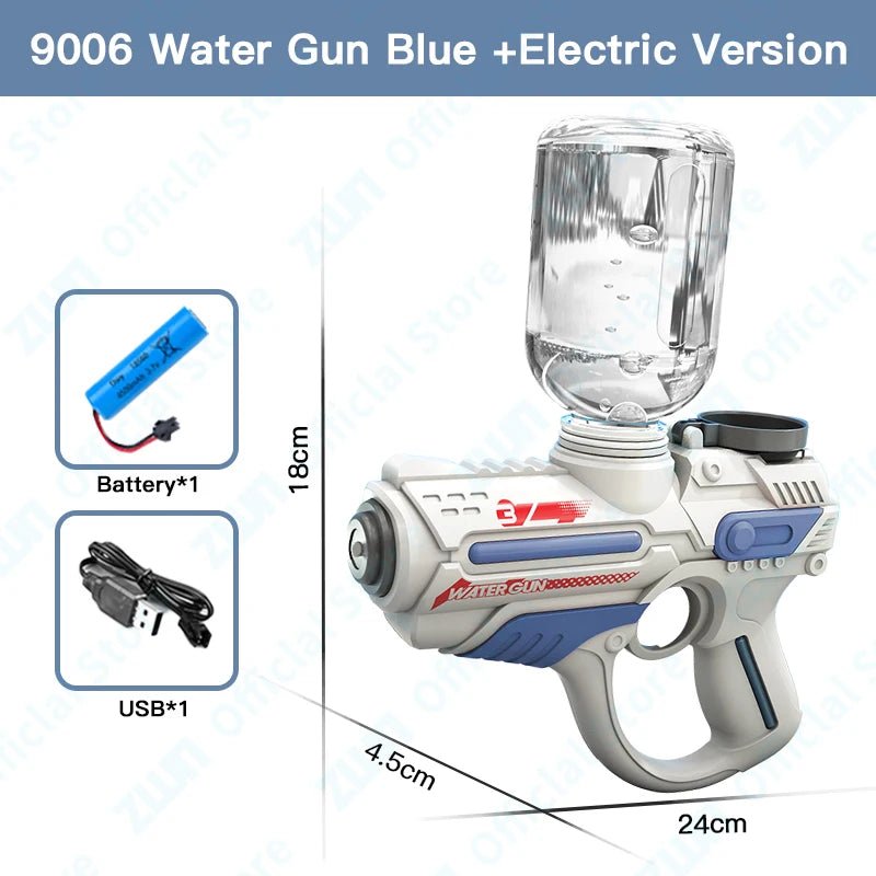 Pistolet électrique d’été Pistolets à eau Jouets Plein automatique Shoot d’été Plage Jouet amusant enPistolet électrique d'été Pistolets à eau Jouets Plein automatique Shoot d'été Plage Jouet amusant en plein air pour enfants Garçons Filles Adultes Cadeau