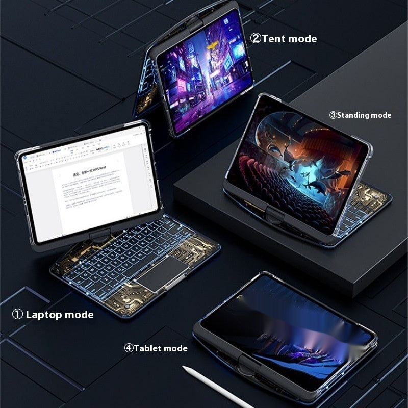 Clavier rotatif transparent pour étui de protection Air5 Tablet PC
