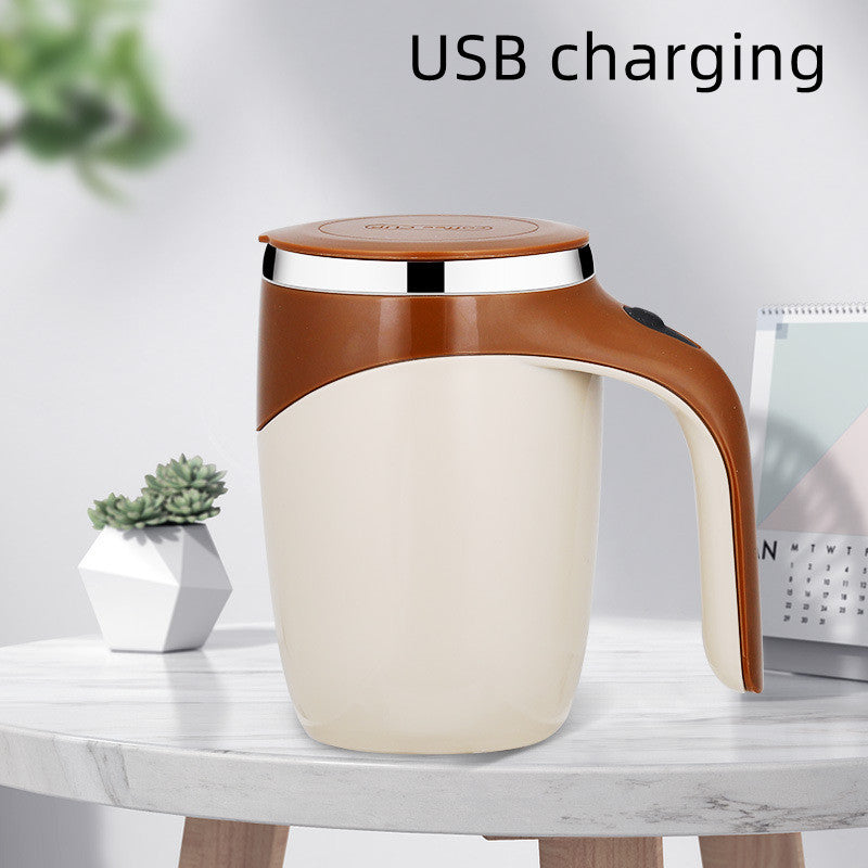 Modèle rechargeable Tasse à agiter automatique Tasse à café Tasse à agiter électrique à haute valeur MiModèle rechargeable Tasse à agiter automatique Tasse à café Tasse à agiter électrique à haute valeur Milkshake paresseux Tasse à eau magnétique rotative
