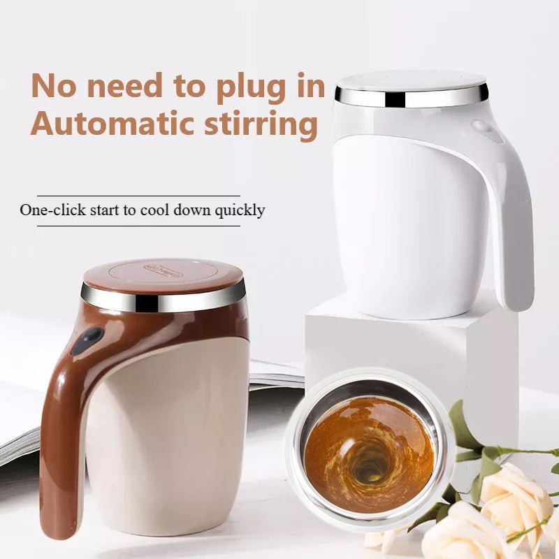 Modèle rechargeable Tasse à agiter automatique Tasse à café Tasse à agiter électrique à haute valeur MiModèle rechargeable Tasse à agiter automatique Tasse à café Tasse à agiter électrique à haute valeur Milkshake paresseux Tasse à eau magnétique rotative