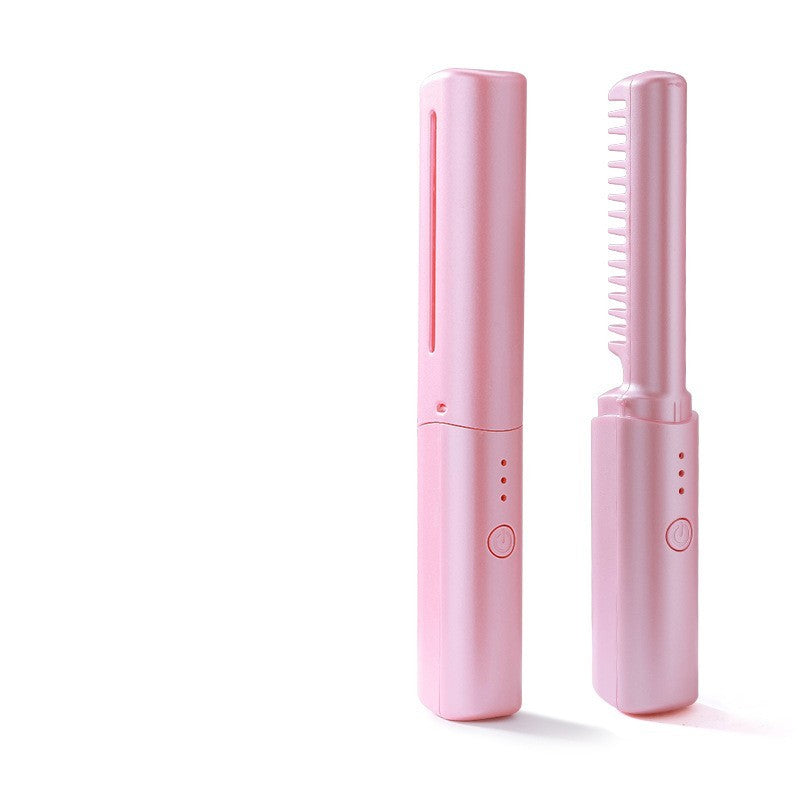 Peigne à friser sans fil professionnel, peigne à friser, à chauffage rapide, à lisser à ions négatifs, brosse à frisePeigne à friser sans fil professionnel, peigne à friser, à chauffage rapide, à lisser à ions négatifs, brosse à friser, outils de coiffure
